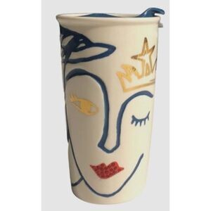 Starbucks 2016 Crowned Siren Anniversary Collection Swarovski Crystal Lips Kitch